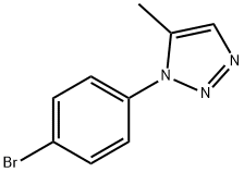 1-(4-bromophenyl)-5-methyl-1,2,3-triazole structure
