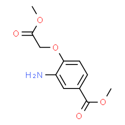 Methyl 3-amino-4-(2-methoxy-2-oxoethoxy)benzoate Structure