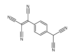 2-[4-(dicyanomethyl)phenyl]ethene-1,1,2-tricarbonitrile结构式