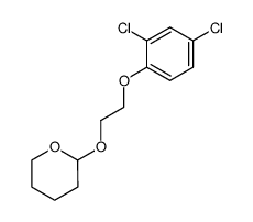 2,4-dichlorophenoxyethyl tetrahydro-2H-pyran-2-yl ether结构式