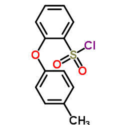 [2-(4-METHYLPHENOXY)PHENYL]SULFONYL CHLORIDE结构式