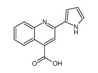 2-pyrrol-2-yl-quinoline-4-carboxylic acid结构式