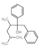 Benzeneethanol, a-[2-(dimethylamino)-1-methylethyl]-a-phenyl-, hydrochloride (1:1)结构式