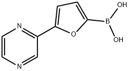 5-(Pyrazin-2-yl)furan-2-boronic acid Structure