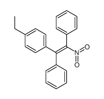 (E)-1,2-Diphenyl-1-(p-ethylphenyl)-2-nitroethene结构式