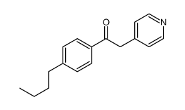 1-(4-butylphenyl)-2-pyridin-4-ylethanone结构式