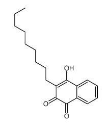 4-hydroxy-3-nonylnaphthalene-1,2-dione结构式