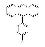 Anthracene,9-(4-chlorophenyl)- Structure