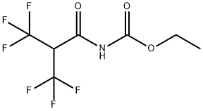 ethyl (3,3,3-trifluoro-2-(trifluoromethyl)propanoyl)carbamate Structure