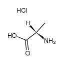 D,L-alanine hydrochloride结构式