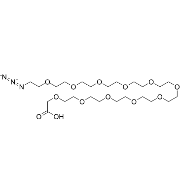 Azido-PEG11-CH2COOH Structure