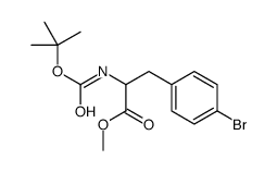 N-Boc-4-bromo-L-phenylalanine Methyl ester structure
