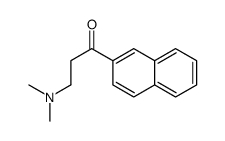 3-(dimethylamino)-1-naphthalen-2-ylpropan-1-one结构式