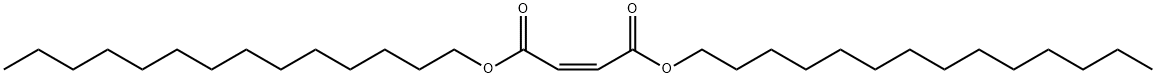 Maleic acid ditetradecyl ester结构式