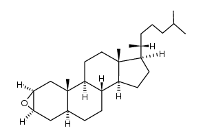 2β,3β-Oxido-5α-cholestane Structure