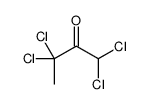 1,1,3,3-tetrachlorobutan-2-one Structure