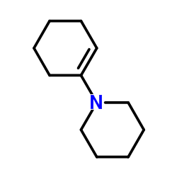 1-(1-哌啶基)环己烯结构式
