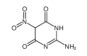 2-amino-5-nitro-4,6-pyrimidinedione structure