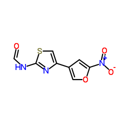 N-[4-(5-Nitro-3-furyl)-1,3-thiazol-2-yl]formamide Structure