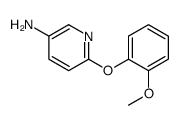 6-(2-methoxyphenoxy)pyridin-3-amine structure