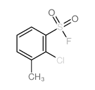 2-chloro-3-methyl-benzenesulfonyl fluoride Structure
