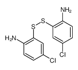 2,2'-Disulfanediylbis(4-chloroaniline)结构式