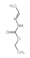 Hydrazinecarboxylicacid, 2-ethylidene-, ethyl ester结构式