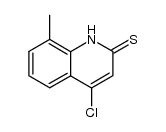 4-chloro-8-methylquinolin-2(1H)-thione Structure