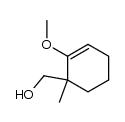 (2-methoxy-1-methylcyclohex-2-en-1-yl)methanol Structure