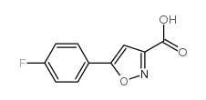 5-(4-氟苯基)-异恶唑-3-羧酸图片