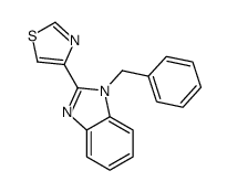 4-(1-benzylbenzimidazol-2-yl)-1,3-thiazole Structure