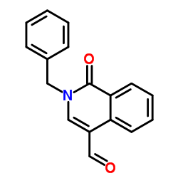 2-Benzyl-1-oxo-1,2-dihydro-4-isoquinolinecarbaldehyde结构式