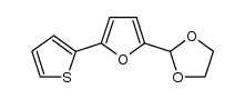 2-(5-(thiophen-2-yl)furan-2-yl)-1,3-dioxolane Structure
