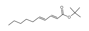 t-butyl E,E-2,4-decadienotate Structure