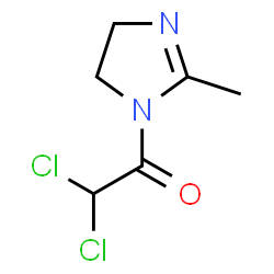 1H-Imidazole, 1-(dichloroacetyl)-4,5-dihydro-2-methyl- (9CI)结构式