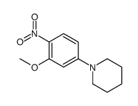 1-(3-Methoxy-4-nitrophenyl)piperidine Structure