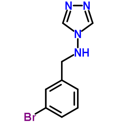 N-(3-Bromobenzyl)-4H-1,2,4-triazol-4-amine结构式