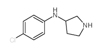 (4-CHLORO-PHENYL)-PYRROLIDIN-3-YL-AMINE Structure