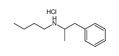 N-butyl Amphetamine (hydrochloride)结构式