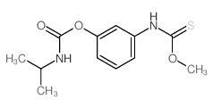 [3-(methoxycarbothioylamino)phenyl] N-propan-2-ylcarbamate Structure