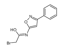 2-Bromo-N-(3-phenyl-5-isoxazolyl)acetamide structure