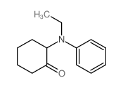 2-(ethyl-phenyl-amino)cyclohexan-1-one structure