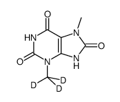 7-Methyl-3-(trideuteromethyl)uric Acid structure