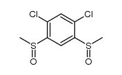 1,5-dichloro-2,4-bis-methanesulfinyl-benzene结构式