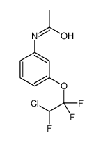 N-[3-(2-chloro-1,1,2-trifluoroethoxy)phenyl]acetamide结构式