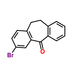 2-bromo-5,6-dihydrodibenzo[3,1-[7]annulen-11-one Structure
