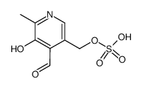 Pyridoxal 5'-sulfate结构式