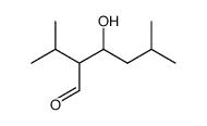 3-hydroxy-2-isopropyl-5-methyl-hexanal Structure