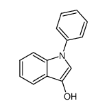 1-phenyl-indol-3-ol Structure