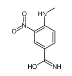 4-methylamino-3-nitro-benzamide Structure
